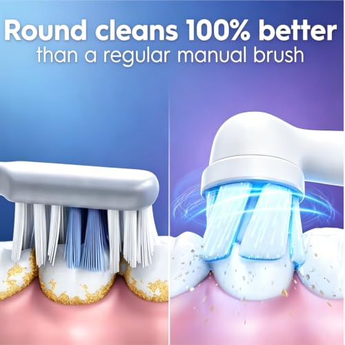 Image of Replacement Heads Compatible with Oral B IO 2 /3 /4 /5 /6 /7 /8 /9 /10 Series Electric Toothbrush, Refills Heads Compatible with Oral B IO 6 Count (Pack of 1)