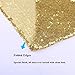 BalsaCircle 60x102-Inch Gold Rectangle Tablecloth for Wedding Party Cake Dessert Events Table Linens…