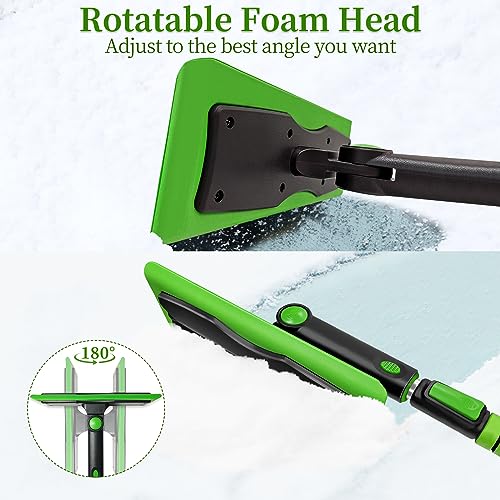 Grattoir à Glace Et Brosse à Neige Extensible Pour Pare-brise