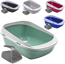 XXL Cat Litter Tray 65 cm Agave with Rim and Scoop