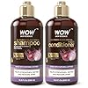 WOW-Red-Onion-Black-Seed-Oil-Shampoo-and-Conditioner-Kit-Increase-Gloss-Hydration-Shine-Reduce-Itchy-Scalp-Dandruff-Frizz-No-Parabens-or-Sulfates-All-Hair-Types-2-x-169-Fl-Oz-500mL WOW Red Onion Black Seed Oil Shampoo and Conditioner Kit Increase Gloss, Hydration, Shine - Reduce Itchy Scalp, Dandruff, Frizz, No Parabens or Sulfates, All Hair Types, 2 x 16.9 Fl Oz 500mL