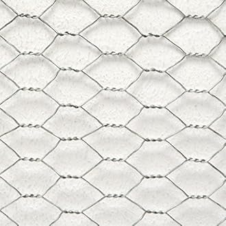 Wire-Netting Fence Hexagonal Chicken Wire Mesh 25m Animal Rabbit Fence Height 100cm Mesh breadth 13x13mm 0.9mm Galvanized