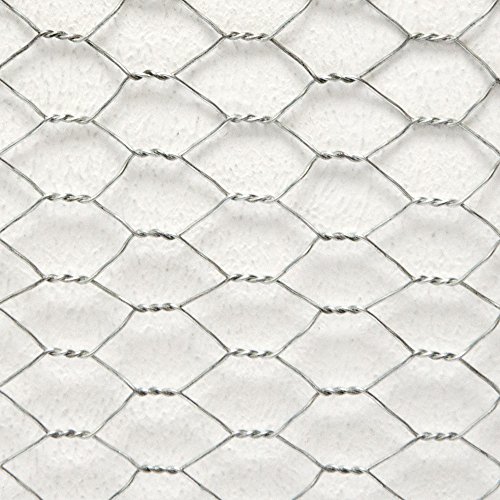 Wire-Netting Fence Hexagonal Chicken Wire Mesh 25m Animal Rabbit Fence Height 100cm Mesh breadth 13x13mm 0.9mm Galvanized