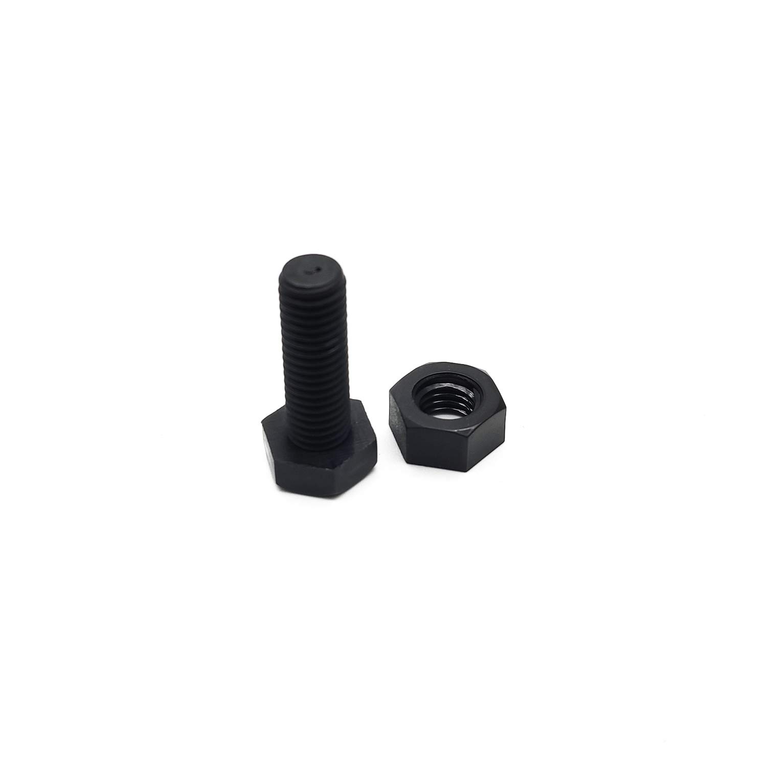 M8 Hex Bolt,24Pair,Addlike Bolt Hex Nut M8x25mm Thread 1/3" Black Nylon (B0852LBG7H) Amazon Price History, Amazon Price Tracker