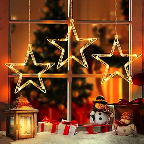 GlobaLink 30LED Battery Powered Christmas Star Lights Cover