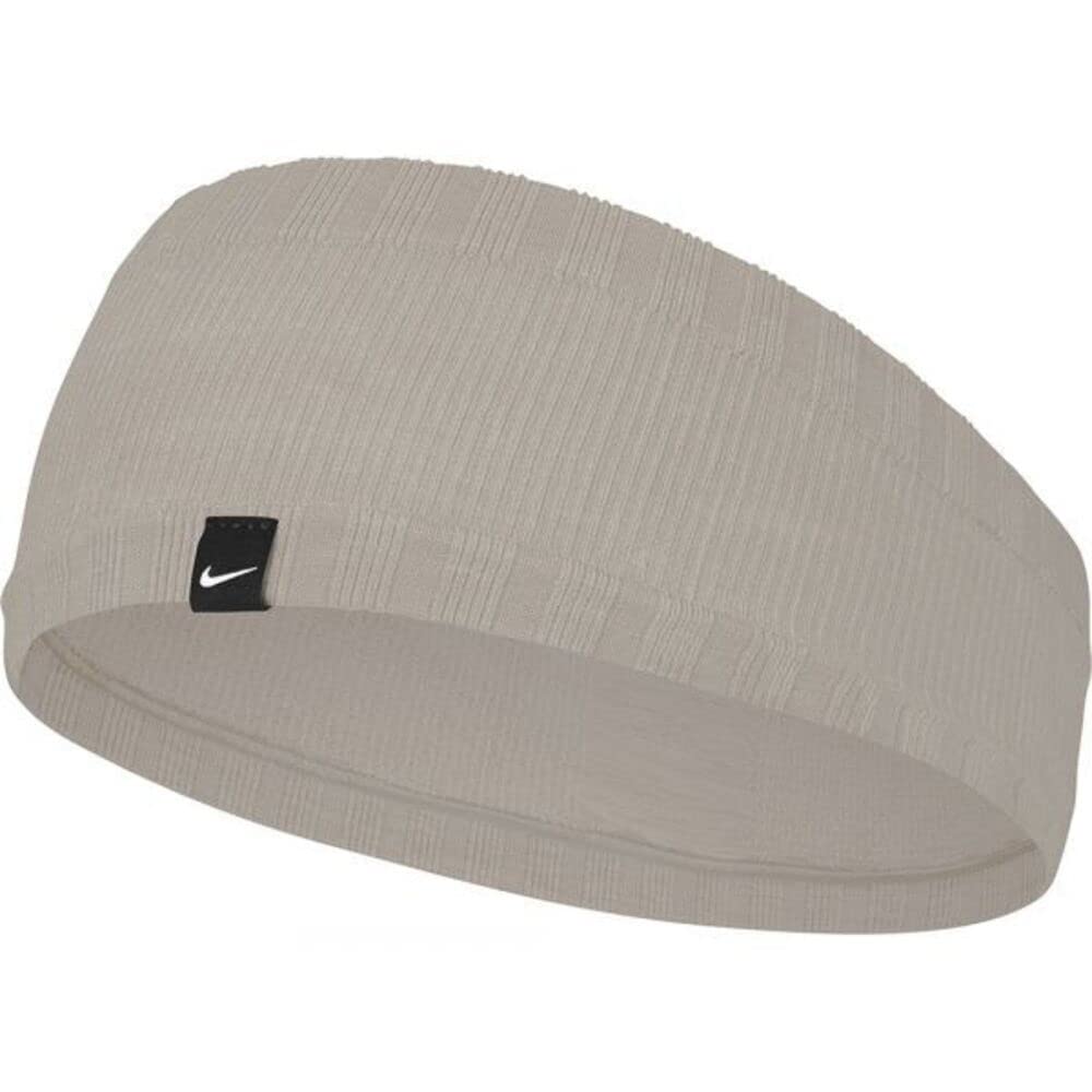 NIKE Seamless Headband Particle Beige Bandana, Adulti Unisex, Black White (Multicolore), Taglia unica