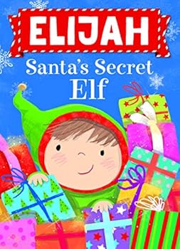 Hardcover Elijah Santa's Secret Elf Book