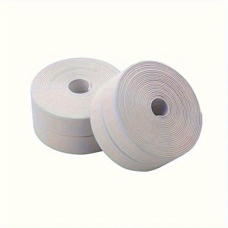 3.2m Self-Adhesive Toilet Caulking Strip, Bathroom Sealant Tape for Floor and Wall Edge Protection, White