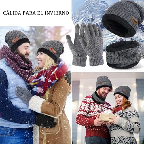 La Mejor Selección de Set de bufanda, gorro y guantes para Hombre favoritos de las personas. 29 Imagen adicional