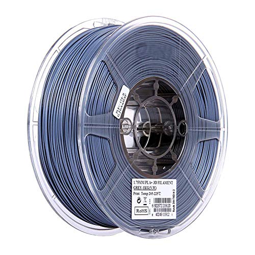 PLA-ST Filament 1.75mm, 3D Printing Filament, Ultra-high Toughness, 1kg Spool-Black(Gray)
