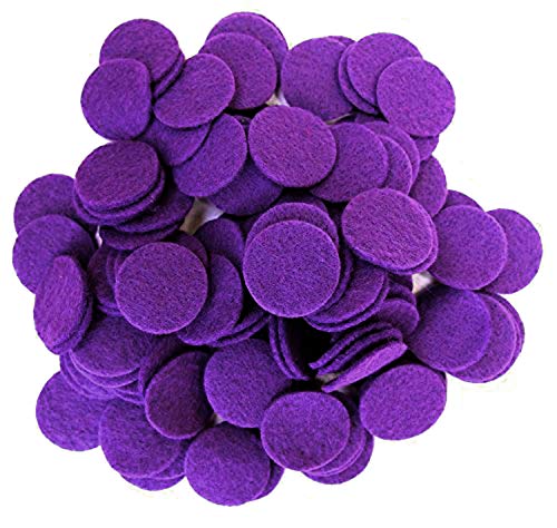 Playfully Ever After Purple Craft Felt Circles (3 Inch - 30Pc) #TOP4