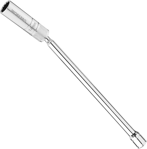 WORKPRO Bujía giratoria magnética de 0.551in, unidad de 38 pulgadas x 12 pulgadas de longitud total, diseño magnético mejorado con enchufe de pared