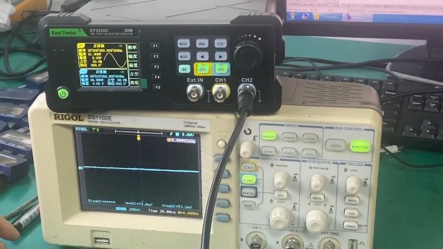 Image of DDS Dual-Channel Function /Arbitrary Waveform Generator /Frequency Generator, sine Wave, Arbitrary Waveform 32 outputs, 50 User-Defined waveforms, Supports Communication ET3320C, Black