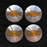 4PCS 56.5mm 2.2'' Auto Car Sticker Wheel Center Hub Cap Logo Aluminium fit for Chevrolet C4500 Camaro Chevy Cheyenne Colorado Corvette Cruze Express 2500 3500 4500 Silverado