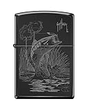 Zippo Sturmfeuerzeug - Guy Harvey, High Polish Black, Photo Image - Nachfüllbar - Wiederverwendbar - Windfestes Design - Geschenkbox - Made in USA