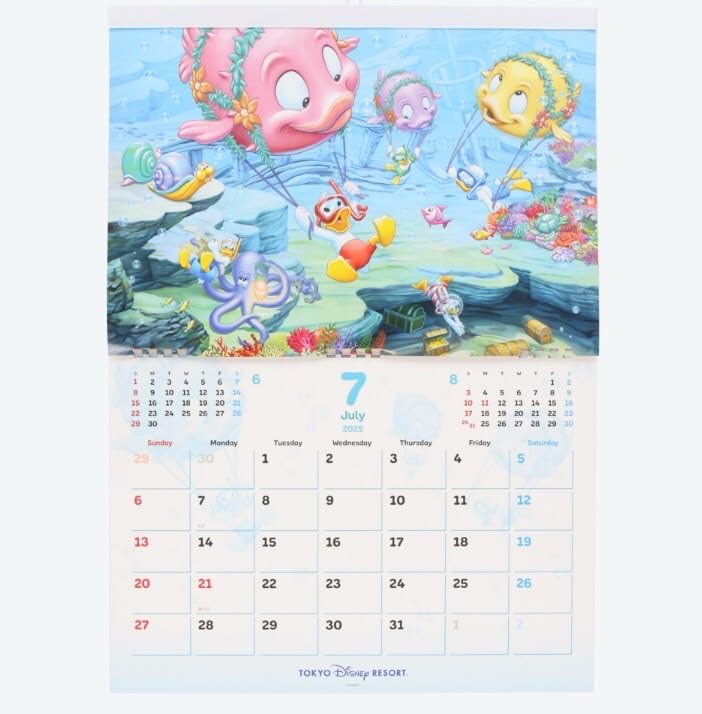 カレンダー・スケジュール TOKYO DISNEY RESORT.CALENDAR.2025