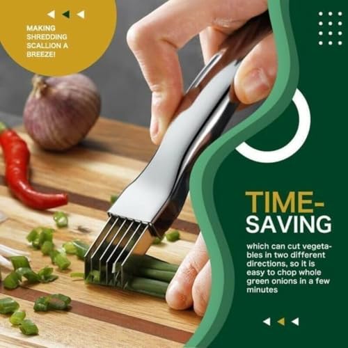Cortador de Acero Inoxidable para Verduras, 2 piezas miniatura 2
