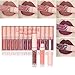 Produktbild Allbesta 12 Farben Velvet Nude Lipgloss Liquid Lippenstift Matt Set Wasserfest Langlebige Smooth 12 Pcs Kit Makeup