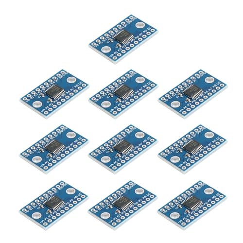 10Pcs TXS0108E 8-Channel Level Conversion Module 8-Bit bidirectional Voltage Conversion Module 1.8V/3.3V/5V High Speed Full Duplex 8 CH Logic Level Bi-Directional Converter Module