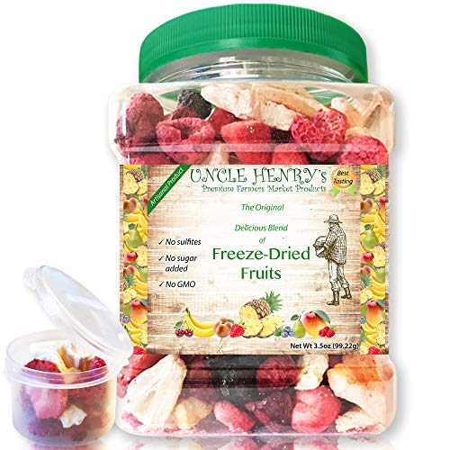 Freeze Dried Fruit, 9 Delicious Fruits Strawberry, Blueberry, Raspberry & More