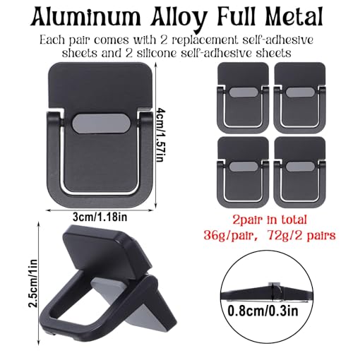 Image of Keyboard Riser, 4Pcs Computer Keyboard Stand for Desk, Laptop Riser with Zinc Alloy Material, Portable Keyboard Feet for Office, Gaming, Watching TV