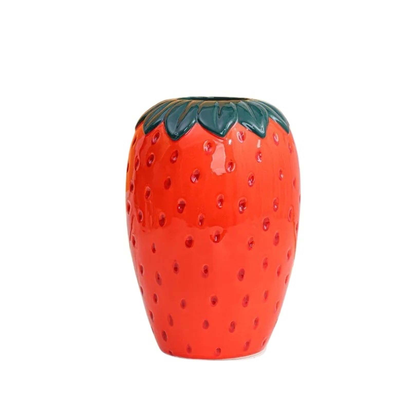 Fruit Vases Strawberry Vase Cute Artificial Fruit Floral Arrangement Accessories Jar Flower Home Decoration(Color 3)