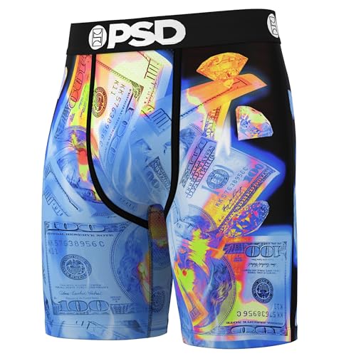 PSD Mens Boxer Briefs - Icy Lux 3-Pack, 7 Inch Inseam, Moisture-Wicking, 4-Way Stretch, Boxer Briefs for Men Pack2