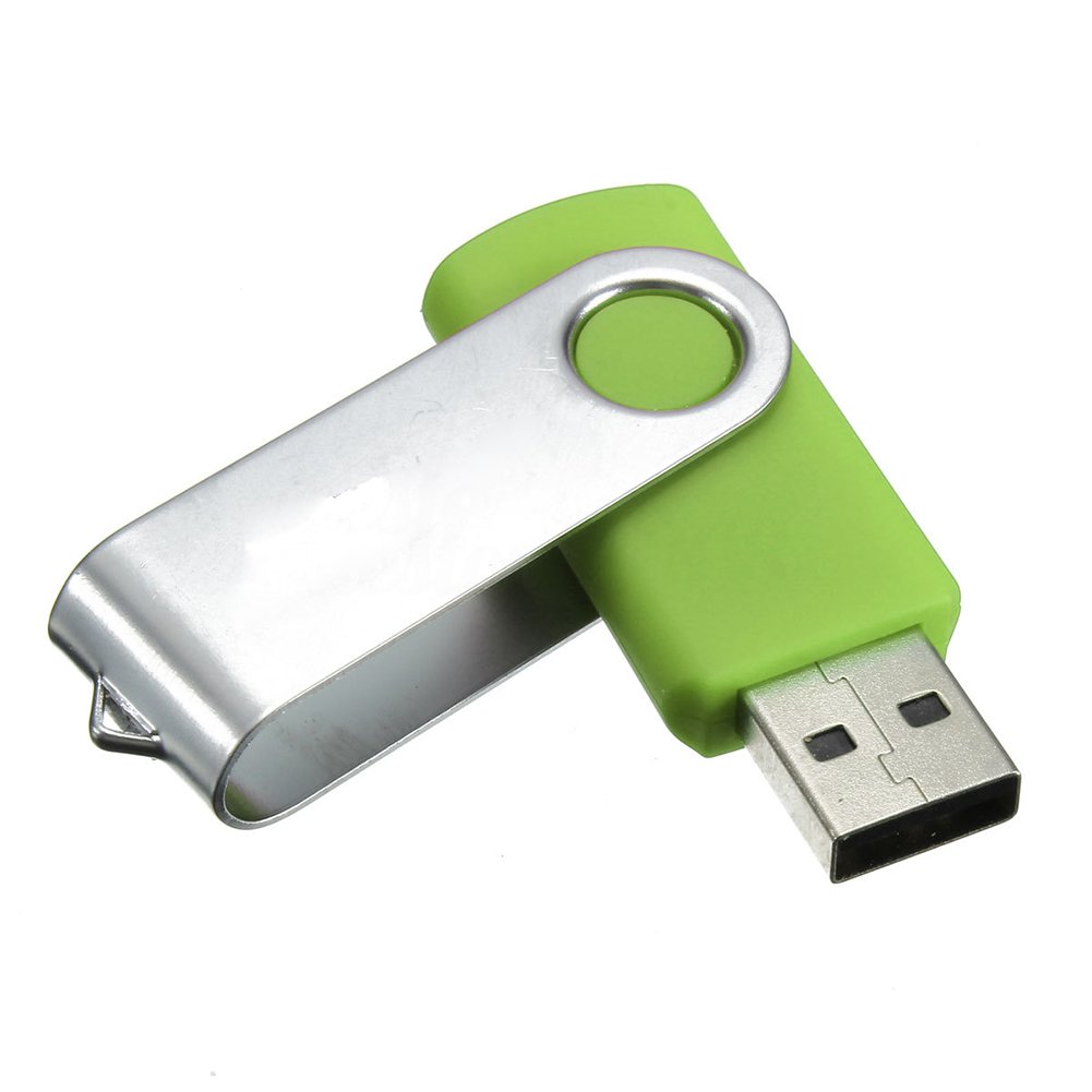 Chiavetta USB 2.0 Da 4 GB – Pieghevole, Lettura 12 MB/s, Scrittura 8 MB/s, Compatibile USB 1.0/1.1/2.0 – Portachiavi Incluso - 2