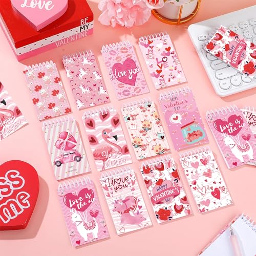 Mini carnet de poche Saint-Valentin pour vider l'esprit lot de 24 bloc-notes - 2