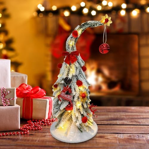 Árbol de Navidad en miniatura de 35 cm: decora tu piso pequeño sin perder espacio 4
