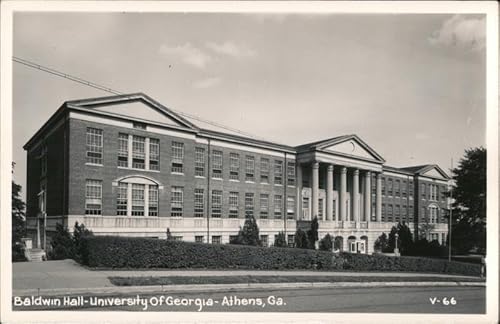 Baldwin Hall University of Georgia, Athens Original Real Photo Postcard (RPPC)