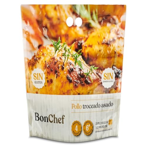Pollo asado troceado Bonchef bolsa 1.5 Kg aprox.