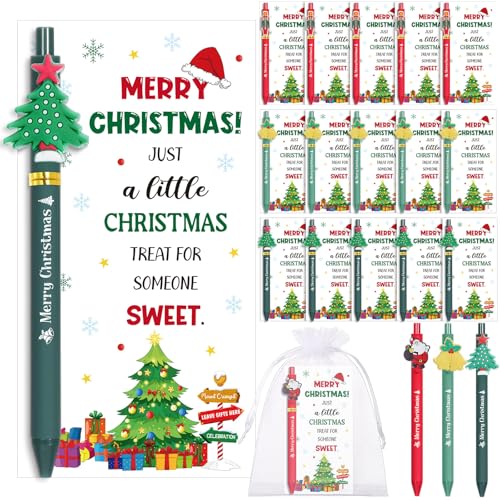 Marspark 30 Set Christmas Gifts Bulk Christmas Ballpoint Pens and