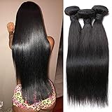 10A Brazilian Straight Hair Bundles 24 26 28inches 300g/lot Unprocessed Straight Human Hair Bundles Brazilian Straight Virgin Hair Extensions Wefts Natural Color No Tangle