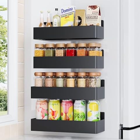 Mystozer Magnetic Spice Rack Organizer Cover