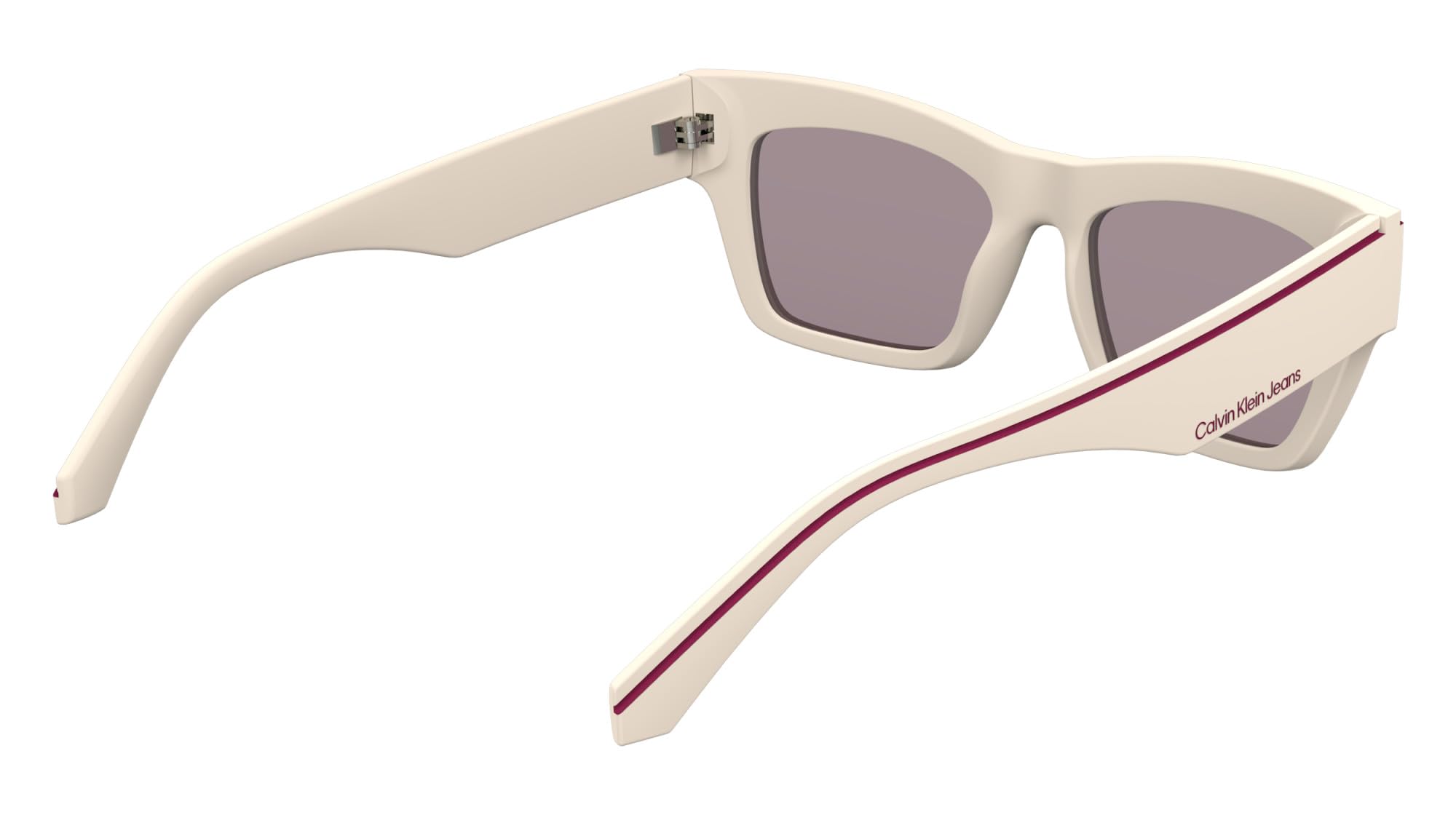 Calvin Klein Jeans Unisex Adult Sunglasses CKJ24602S - Blush with Solid Rose Lens