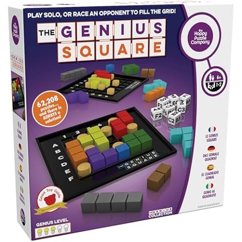 The Happy Puzzle Company Genius Square Game Cover
