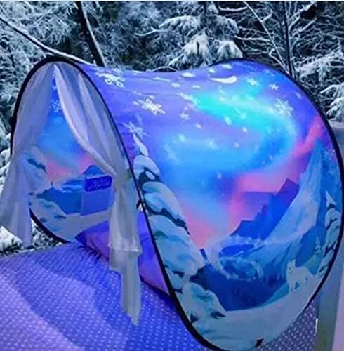 Tiendas de campaña de fantasía Divertidas, Plegables, para Exteriores, Interiores, sueños, tamaño Individual, para niños y niñas, Carpas Infantiles, Casas de Juegos (Maravillas de Invierno)