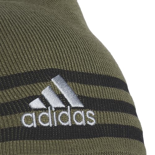 Image of adidas Men's Reversible Skully Beanie - Two-Sided Skull Cap Winter Hat