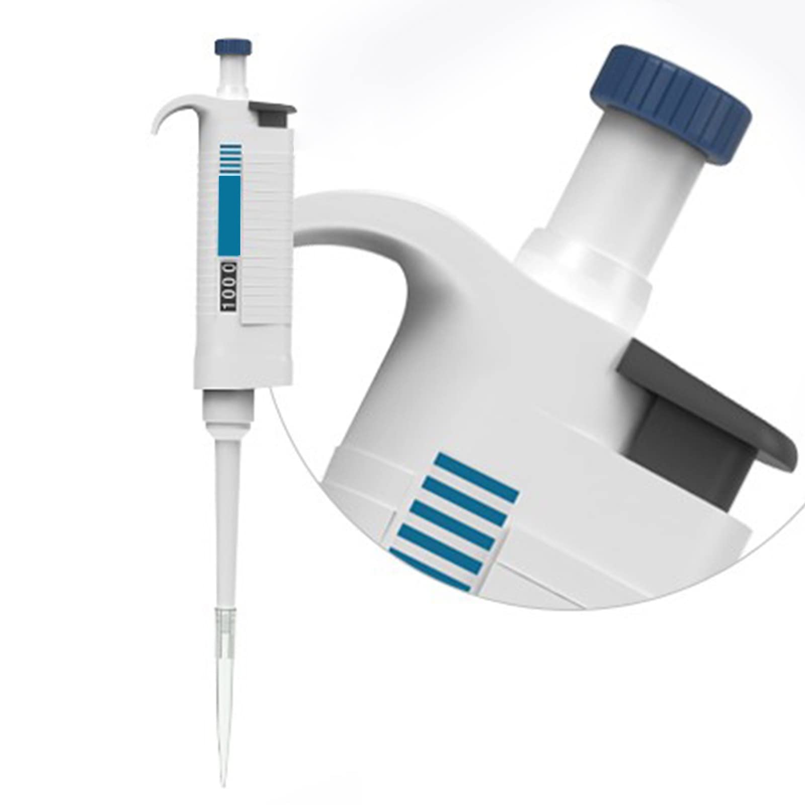 Micro Pipetta, con Puntali Offerti, Pipette Autoclavabili con Volume A Canale Singolo Regolabile, per Laboratorio,2~20μl