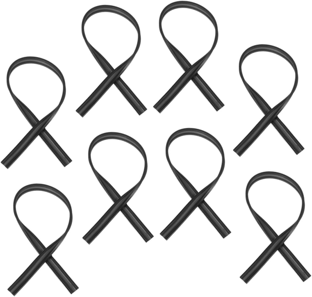 8pcs Durable Windshield Wiper Blade Refill Strip Easy Installation Replacement for Cars High Performance Wiper Attachment for Reliable Visibility