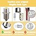 Swess LED Conversion Kit for Maglite LED Bulb Only 2 Cells C&D Maglight Flashlights, 3W DC 3V Up to 200 Lumens, Flashlight Bulbs for Maglite Replacement Bulb 2C 2D