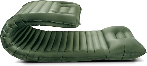 Almohadilla de dormir inflable para campamento grosor extra de 39 pulgadas almohadilla de dormir autoinflable con almohada ligera cómoda y portátil