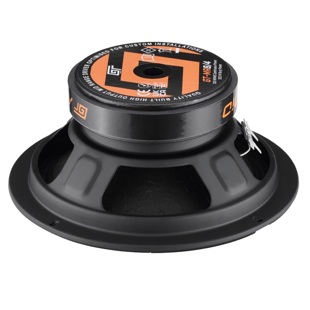 Kit Set para Bass Face GT Audio GT-SW8/4 1 subwoofer 20 cm 200 mm 8 100 vatios rms 200 vatios máx. Doble Bobina móvil 4 4 ohmios dvc para Maletero de Coche, 1 Pieza