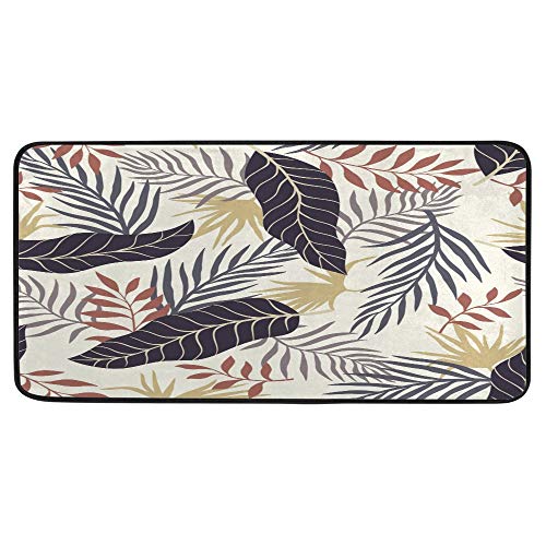 Alfombrillas de cocina ergonómicas de alta densidad con un sofisticado estilo selva 2