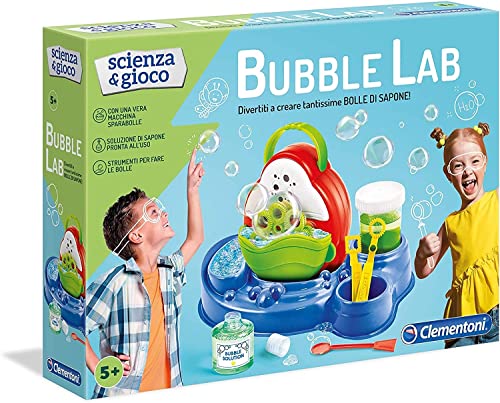 Bubble Lab Clementoni Science et Jeu : apprenez la science en créant des bulles géantes