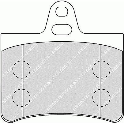 Brake Pad Set, Disc Brake FERODO PREMIER ECO FRICTION FDB4194 With - View #4