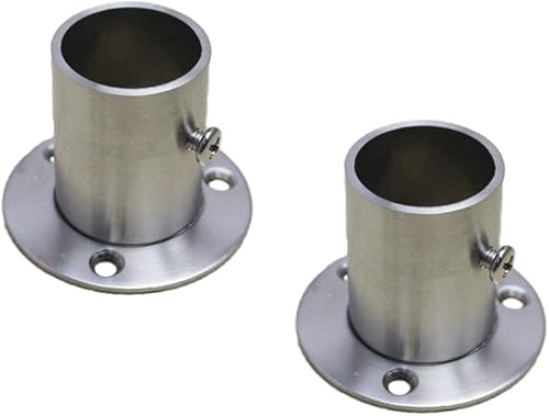 Miniatura 1 de brida de acero inoxidable para armario, Plateado