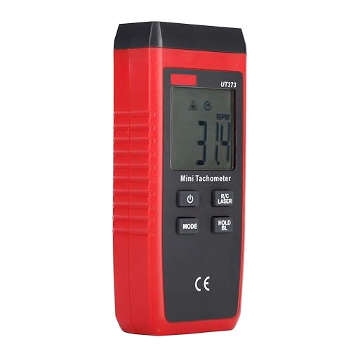 Miniatura 4 de UT373 Mini tacómetro LCD no digital RPM Tach Medidor de velocidad