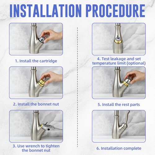 Image of RP50587 Valve Cartridge Compatible with Delta Single Handle Kitchen and Lavatory Faucets, Works with 36mm DIAMOND Seal Technology Models